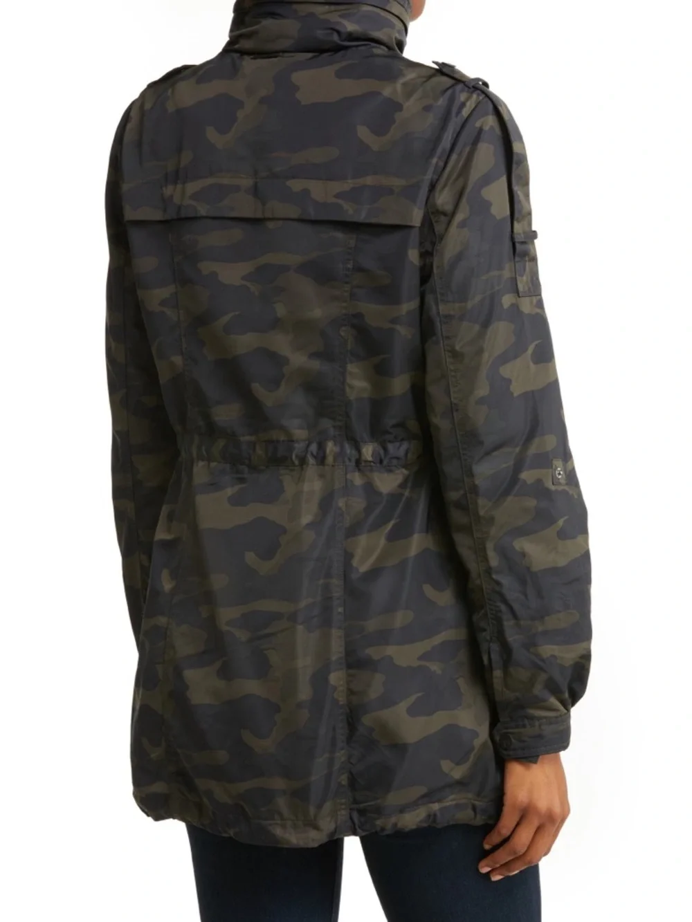 Blanc Noir Mastermind WaterResistant Camo Utility Jacket NWOT Womens Large 10/12 - Picture 3 of 13